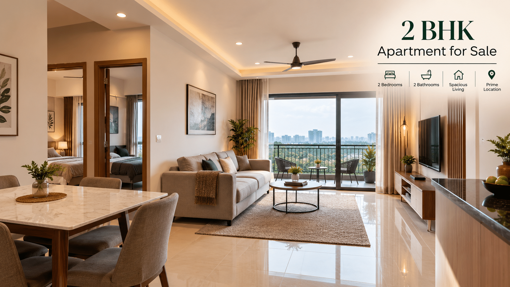 2 BHK Apartment for Sale